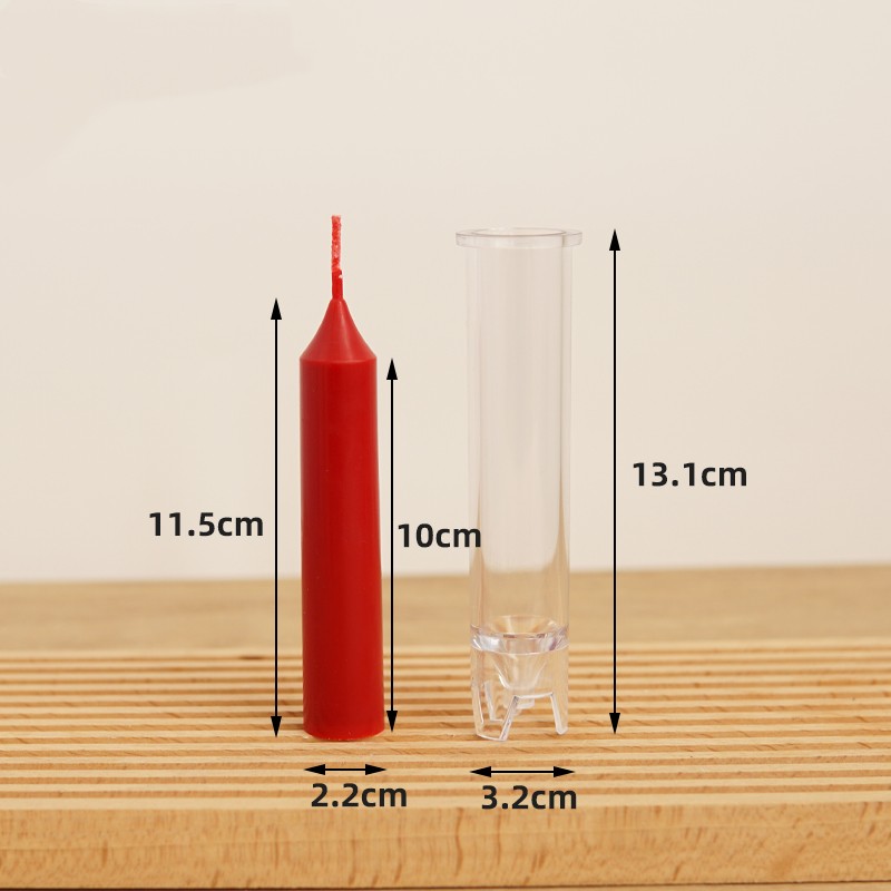 Integrated Rod Wax Candle Plastic Mold