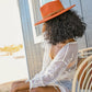 Flat Brim Buckle Hat