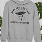 Here For The Cats Hoodie