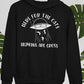 Here For The Cats Hoodie