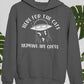 Here For The Cats Hoodie