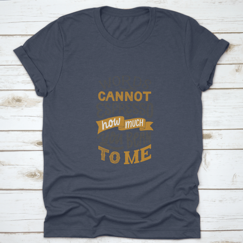 Words Cannot Espresso How Much You Bean To Me - Hand Written Lettering