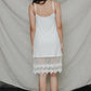Polkadot Lace Slip Dress