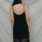 Polkadot Lace Slip Dress
