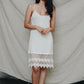 Polkadot Lace Slip Dress