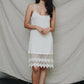 Polkadot Lace Slip Dress