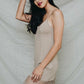Polkadot Lace Slip Dress