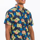 Hawaiian Print Button Down Shirt