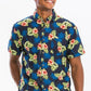 Hawaiian Print Button Down Shirt