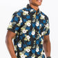 Hawaiian Print Button Down Shirt