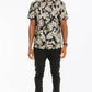 Hawaiian Print Button Down Shirt