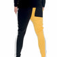 SLICE TRACK PANTS- BK/YELLOW