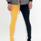 SLICE TRACK PANTS- BK/YELLOW